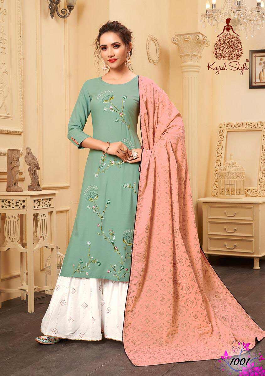 Gulzar Vol-1 Kajal Style Rayon Wholesale Kurti Gulzar Vol-1 Kajal Style Rayon Wholesale Kurti